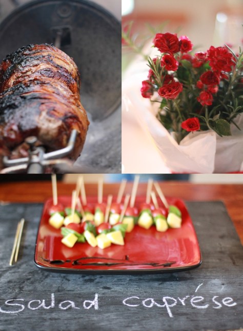 Bodemloos Lamb roll on a spit ...