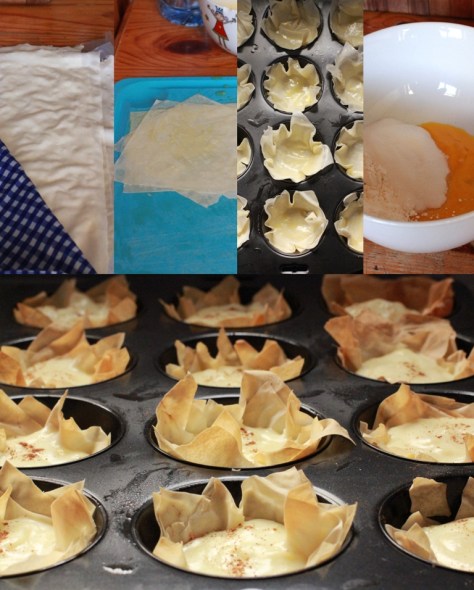 Only the filo needs to bake for 10 min's....