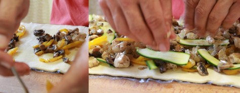 Adding the ingredients...