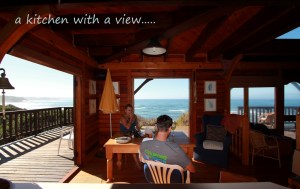 A kitchen with a GREAT view...