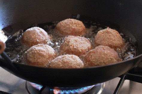 Lovely light brown scotch eggs...