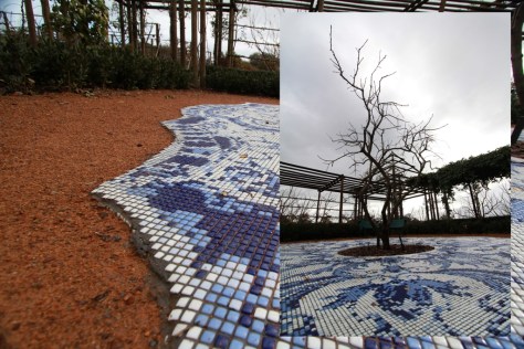 Quiet areas in the garden..