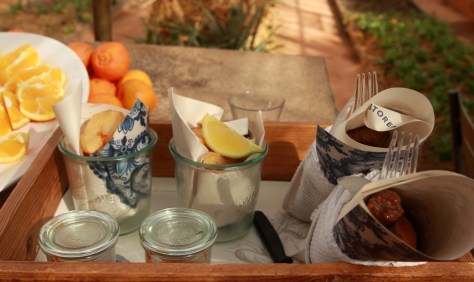 Snacks at the Green House..