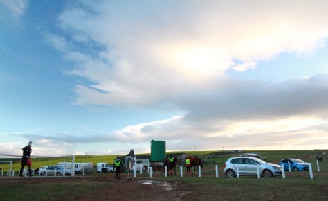 Early morning before the start of the ride at Bredasdorp Megapark