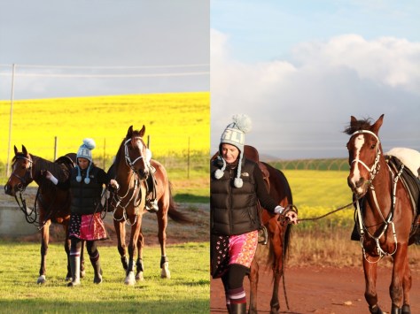 Maya "the best dressed groom"...