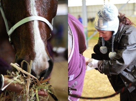 Maya taking the last heart rate check