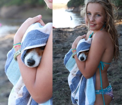 Leila... Abby's cuddle bunny...